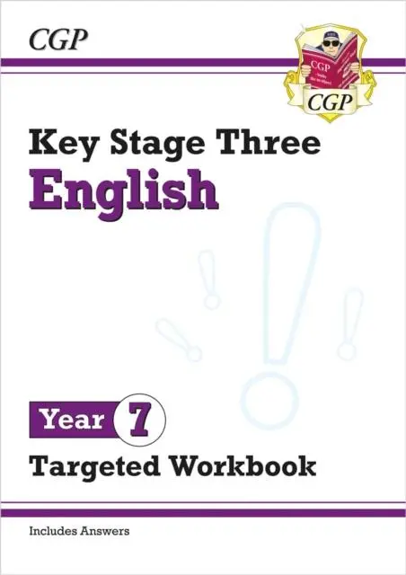 Cover: 9781789087833 | KS3 Year 7 English Targeted Workbook (with answers) | Cgp Books | Buch