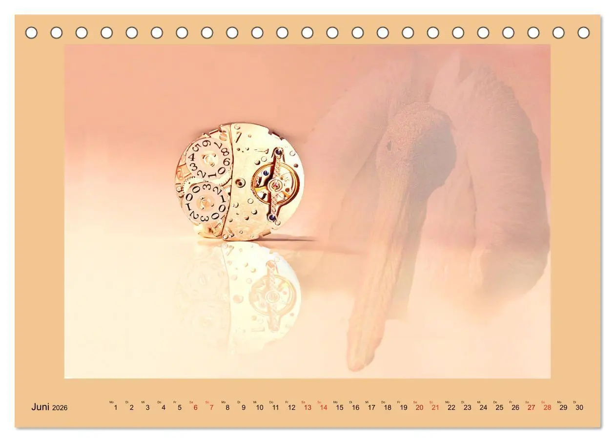 Bild: 9783457827833 | Uhr-Werk-Kunst (Tischkalender 2026 DIN A5 quer), CALVENDO...