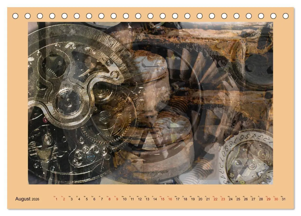 Bild: 9783457827833 | Uhr-Werk-Kunst (Tischkalender 2026 DIN A5 quer), CALVENDO...
