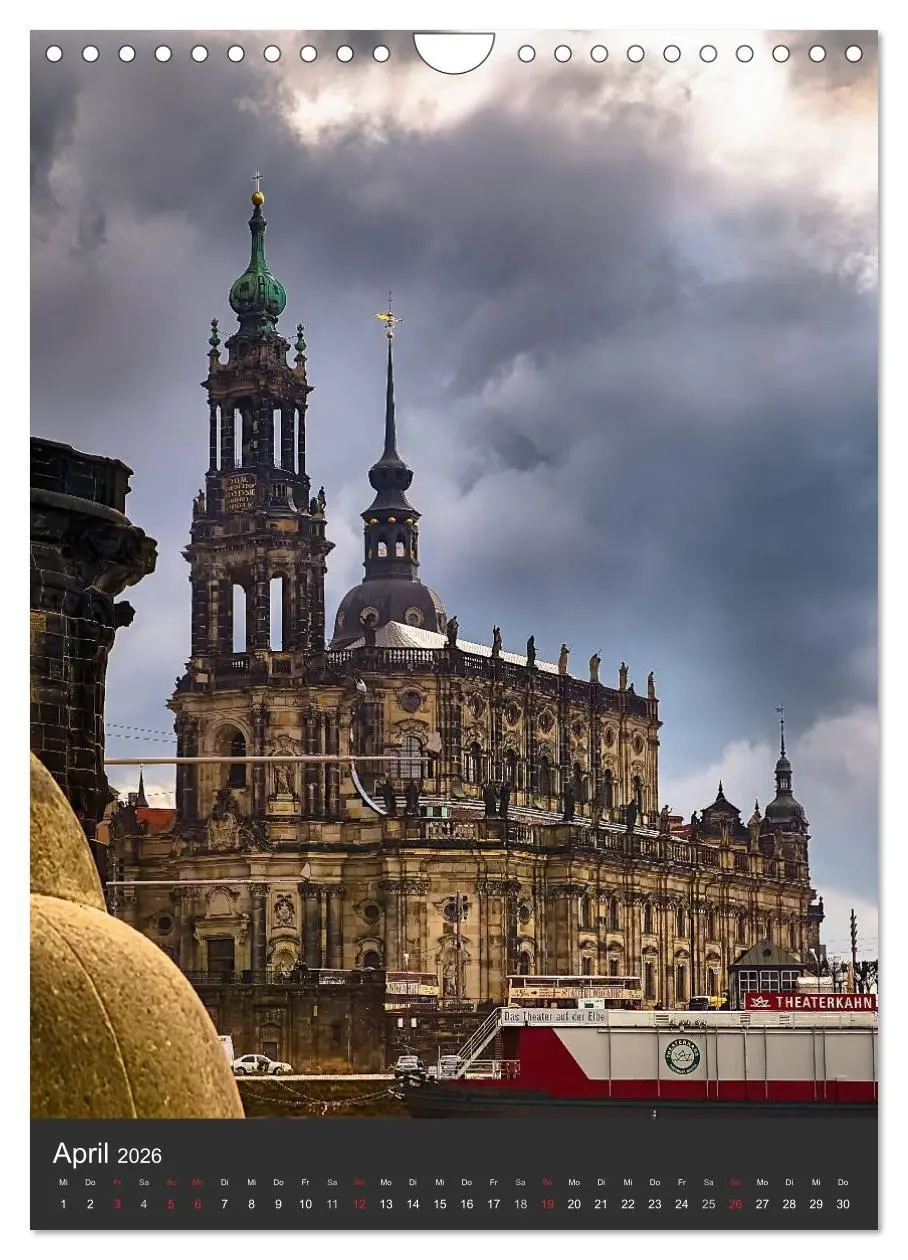 Bild: 9783516467833 | Mein Dresden (Wandkalender 2026 DIN A4 hoch), CALVENDO Monatskalender