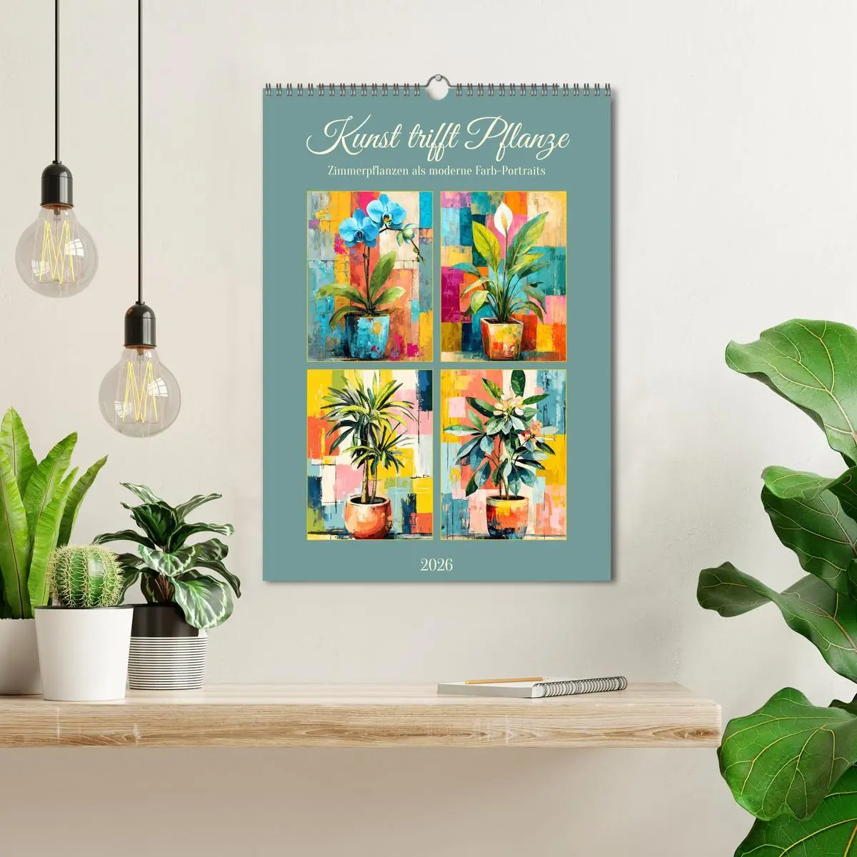 Bild: 9783516607833 | Kunst trifft Pflanze. Zimmerpflanzen als moderne Farb-Portraits...