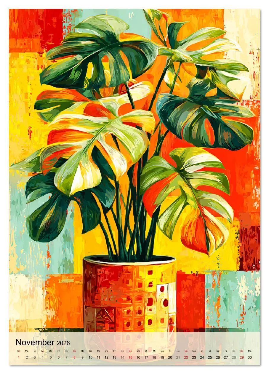 Bild: 9783516607833 | Kunst trifft Pflanze. Zimmerpflanzen als moderne Farb-Portraits...