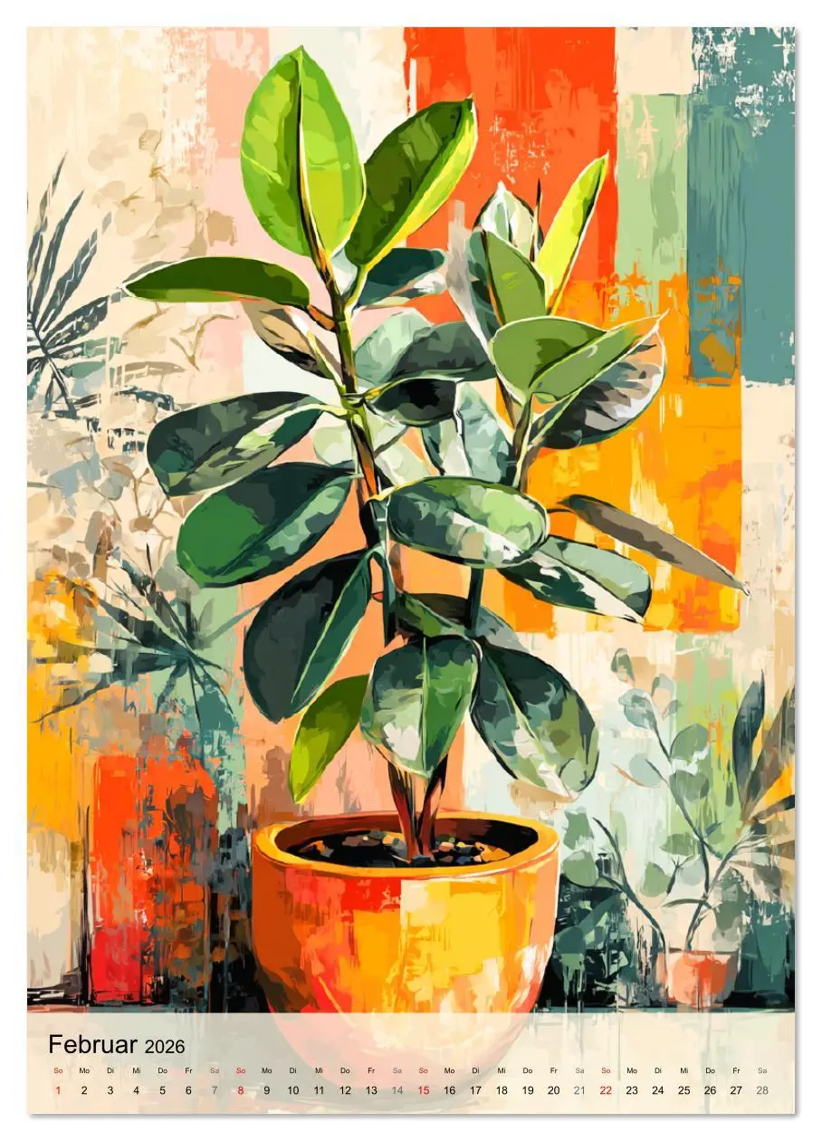 Bild: 9783516607833 | Kunst trifft Pflanze. Zimmerpflanzen als moderne Farb-Portraits...