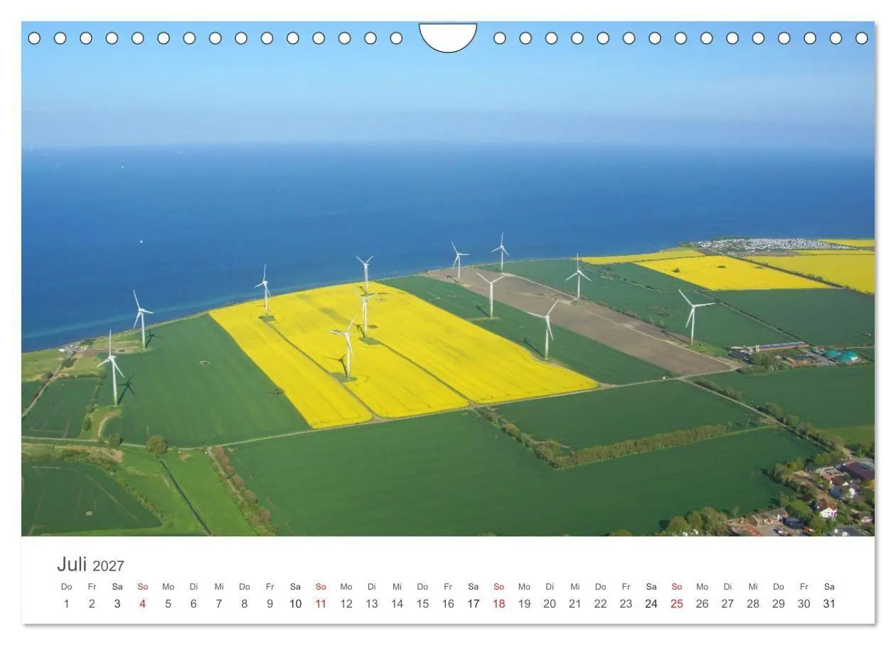 Bild: 9783569557833 | Fehmarn aus der Luft (Wandkalender 2027 DIN A4 quer), CALVENDO...