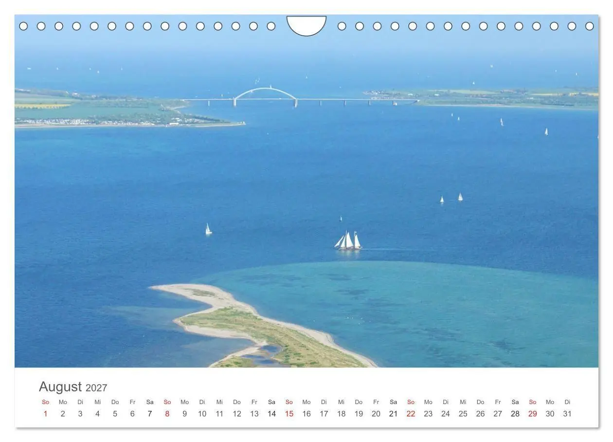 Bild: 9783569557833 | Fehmarn aus der Luft (Wandkalender 2027 DIN A4 quer), CALVENDO...
