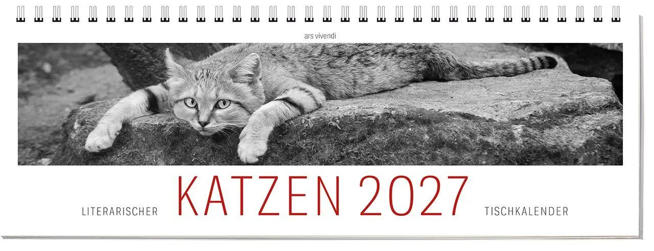 Cover: 9783747207833 | Tischkalender Katzen 2027 | Wochentischkalender | Vivendi Ars | 53 S.
