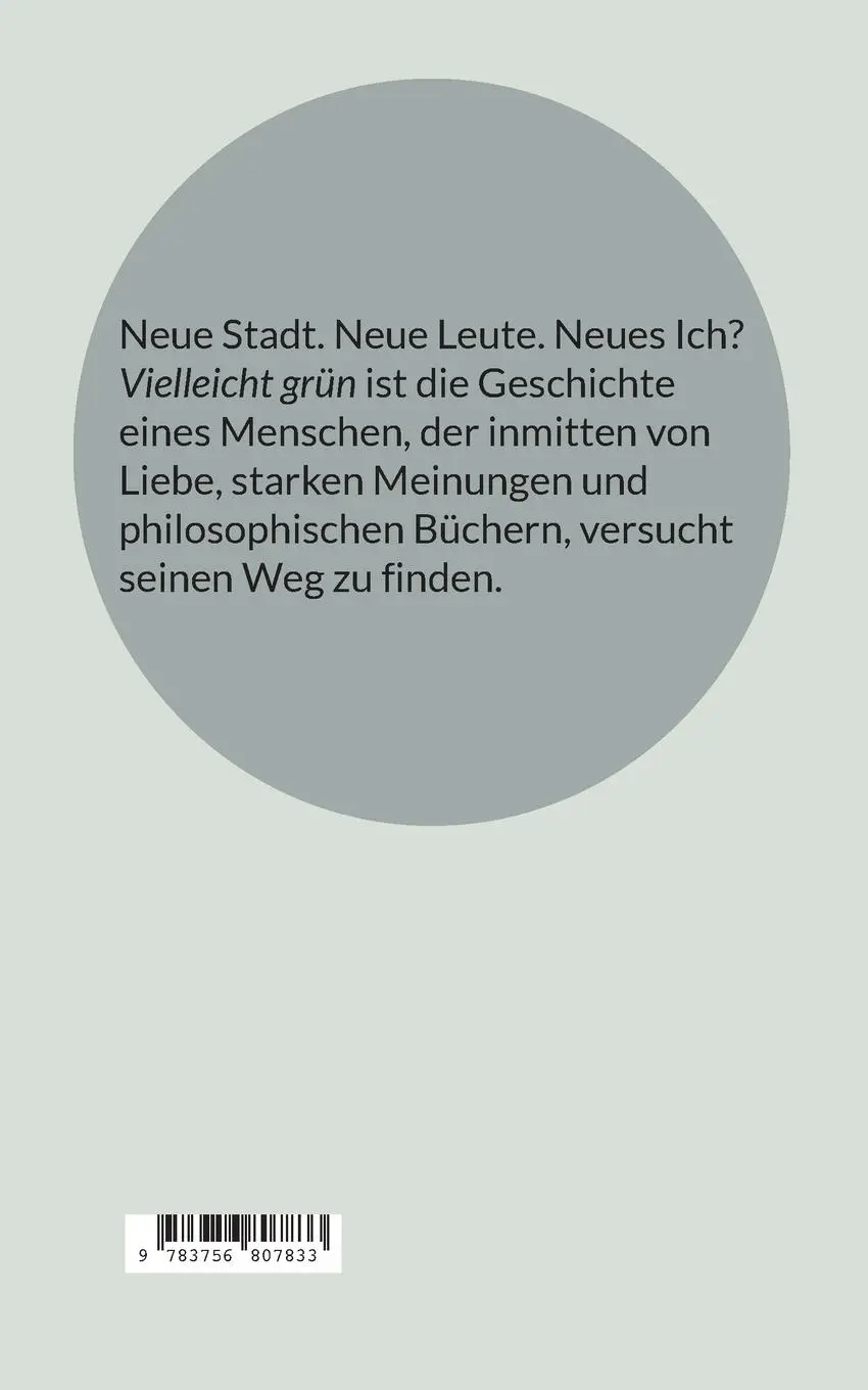 Rückseite: 9783756807833 | Vielleicht grün | Konsul Landstreicher | Taschenbuch | 178 S. | 2022
