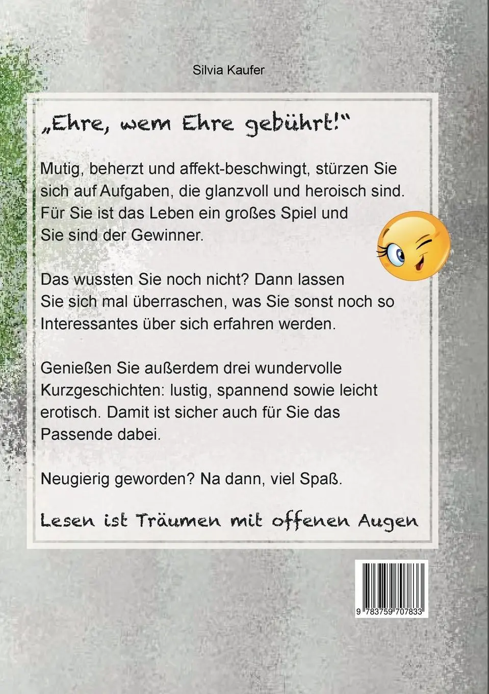 Rückseite: 9783759707833 | Mit einem Löwe Mann ist alles möglich, auch Unmögliches | Kaufer