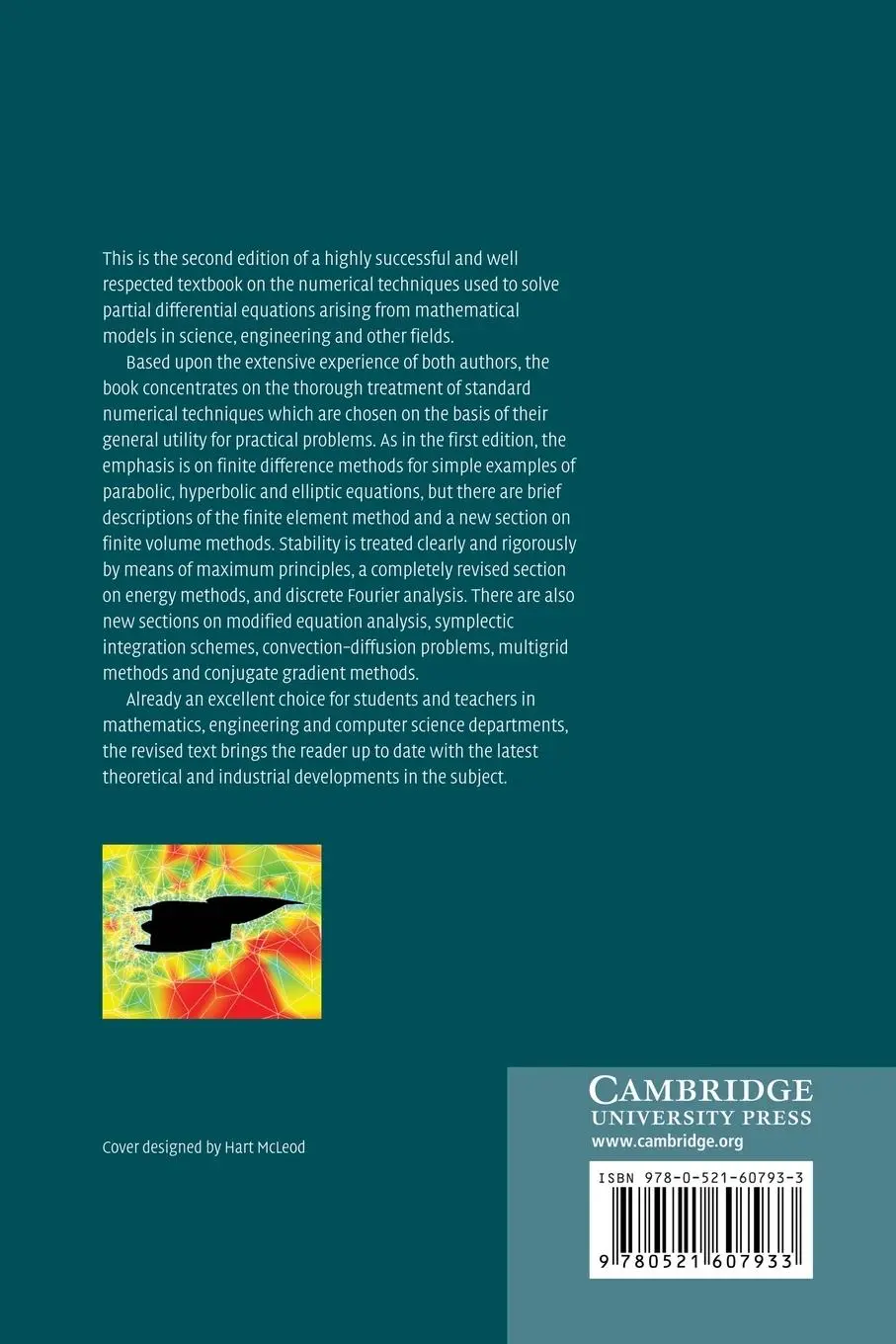 Rückseite: 9780521607933 | Numerical Solution of Partial Differential Equations | An Introduction