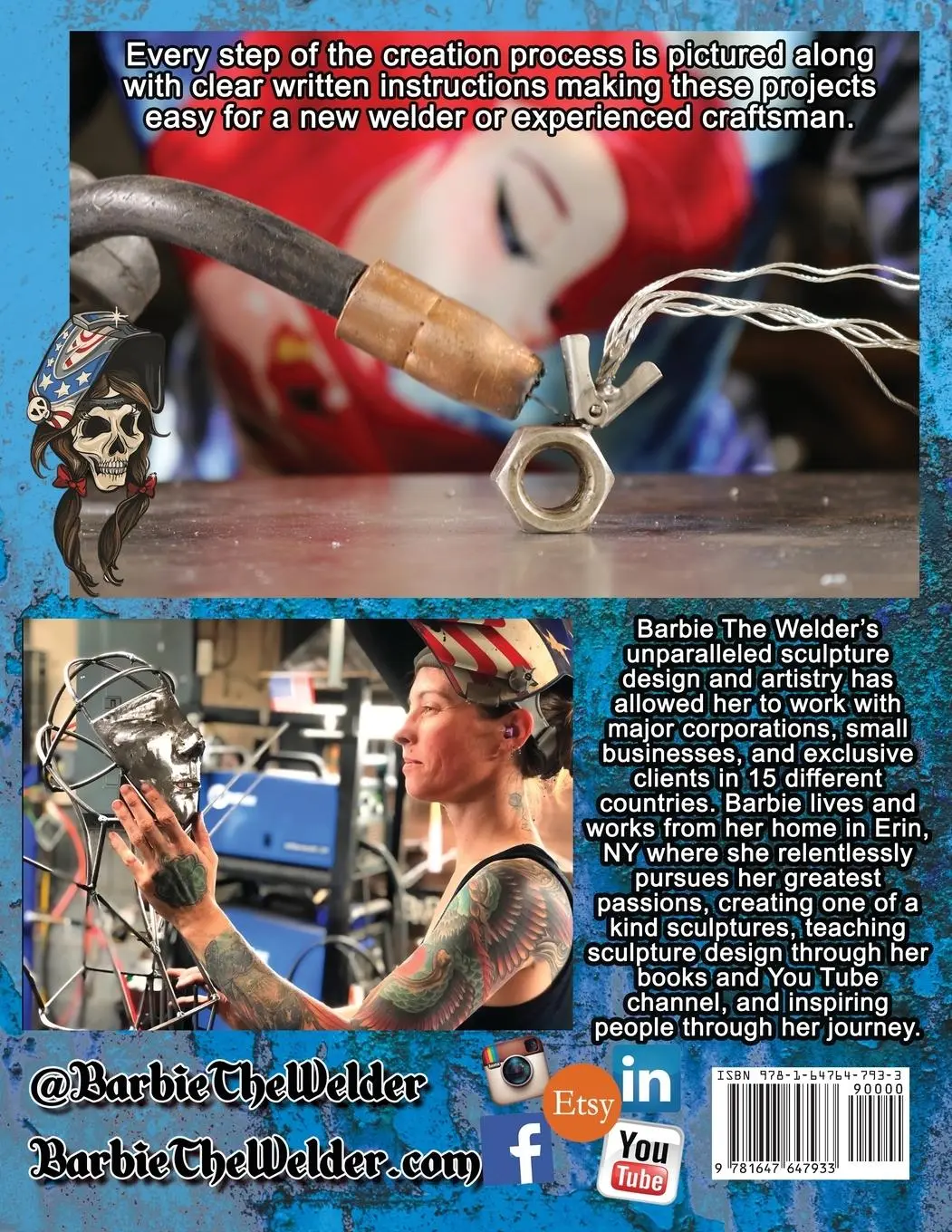 Rückseite: 9781647647933 | How To Weld Scrap Metal Art | Barbie The Welder | Taschenbuch | 2019