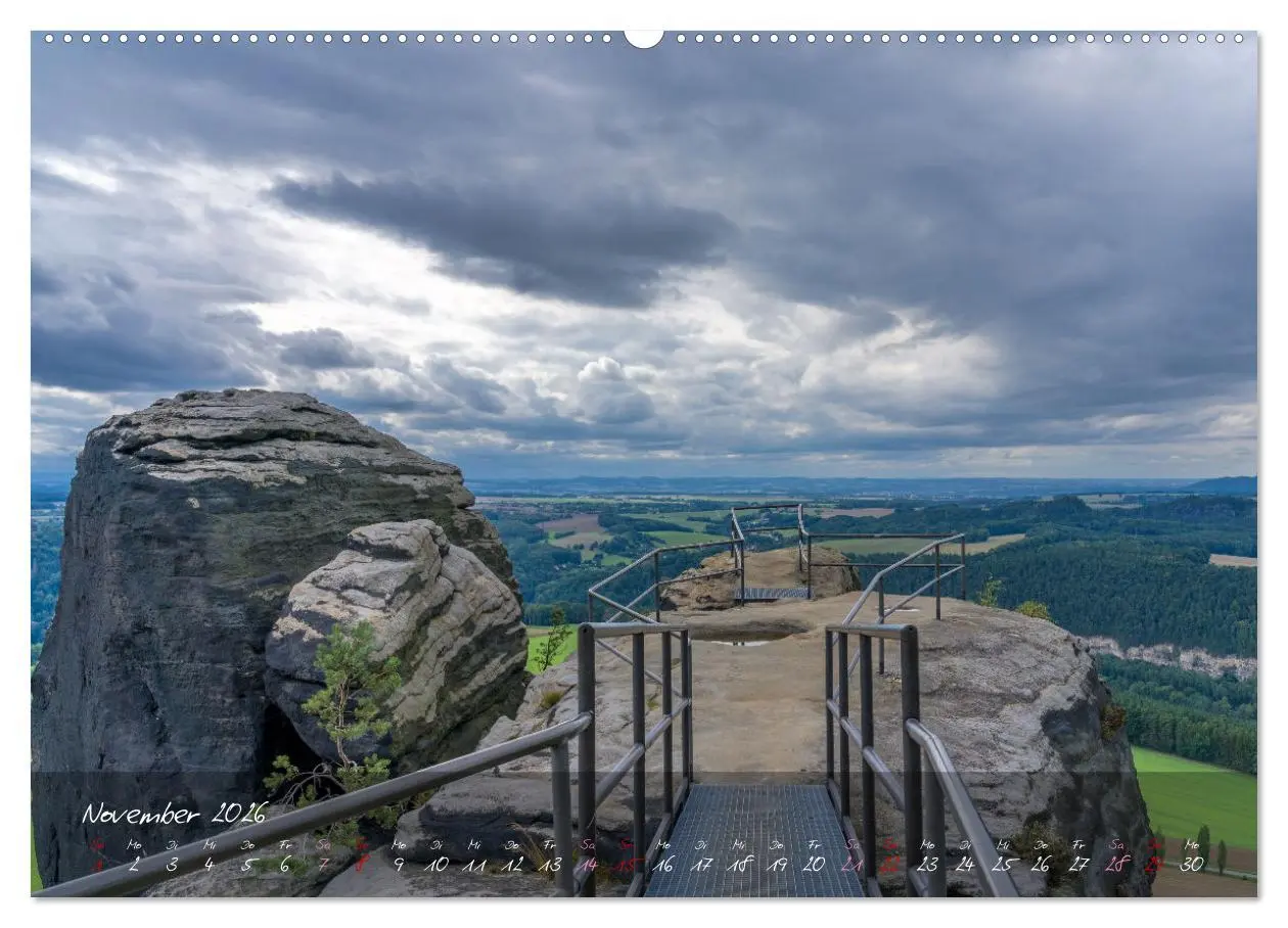 Bild: 9783457367933 | Landschaften der Sächsischen Schweiz (Wandkalender 2026 DIN A2...