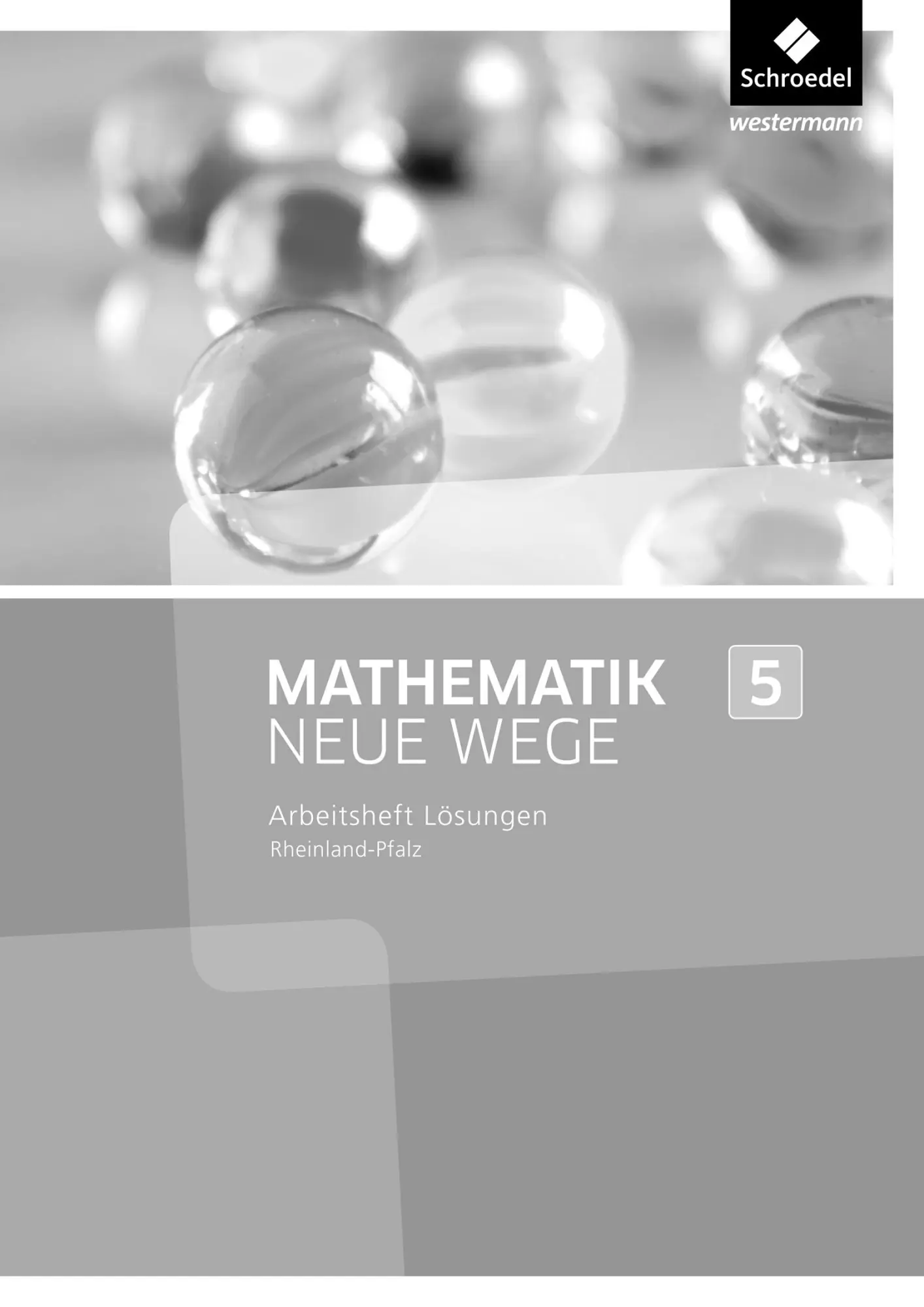 Cover: 9783507857933 | Mathematik Neue Wege SI 5. Lösungen zum Arbeitsheft. Rheinland-Pfalz