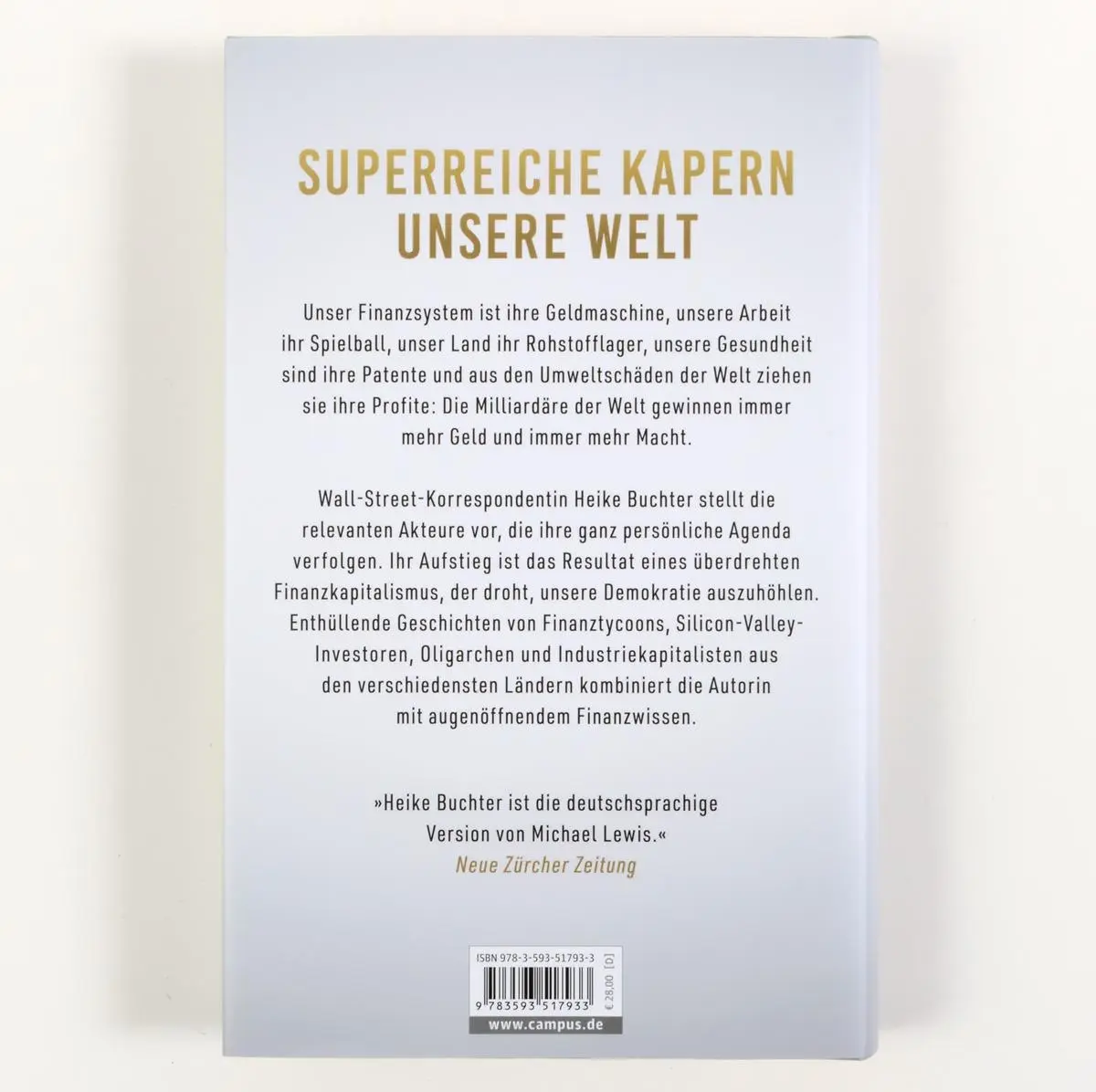 Rückseite: 9783593517933 | Wer wird Milliardär? | Vom großen globalen Abkassieren | Heike Buchter