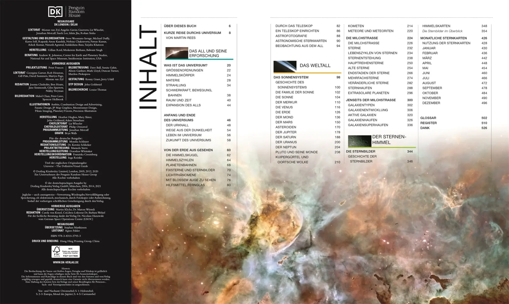Rückseite: 9783831037933 | Universum | Martin Rees | Buch | 528 S. | Deutsch | 2021