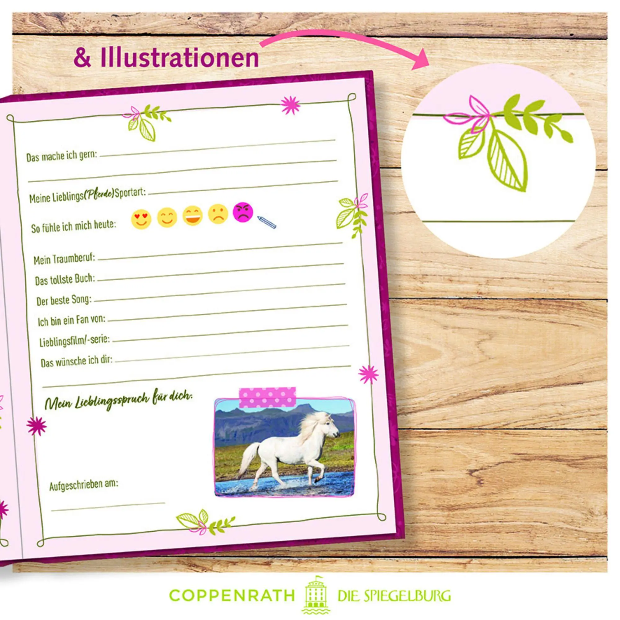 Bild: 4050003718033 | Freundebuch - Pferdefreunde - Meine Freunde | mit 3-D-Bild | Thea Roß