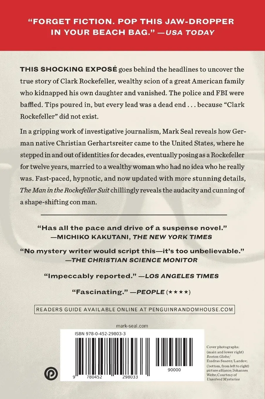 Rückseite: 9780452298033 | The Man in the Rockefeller Suit | Mark Seal | Taschenbuch | Englisch