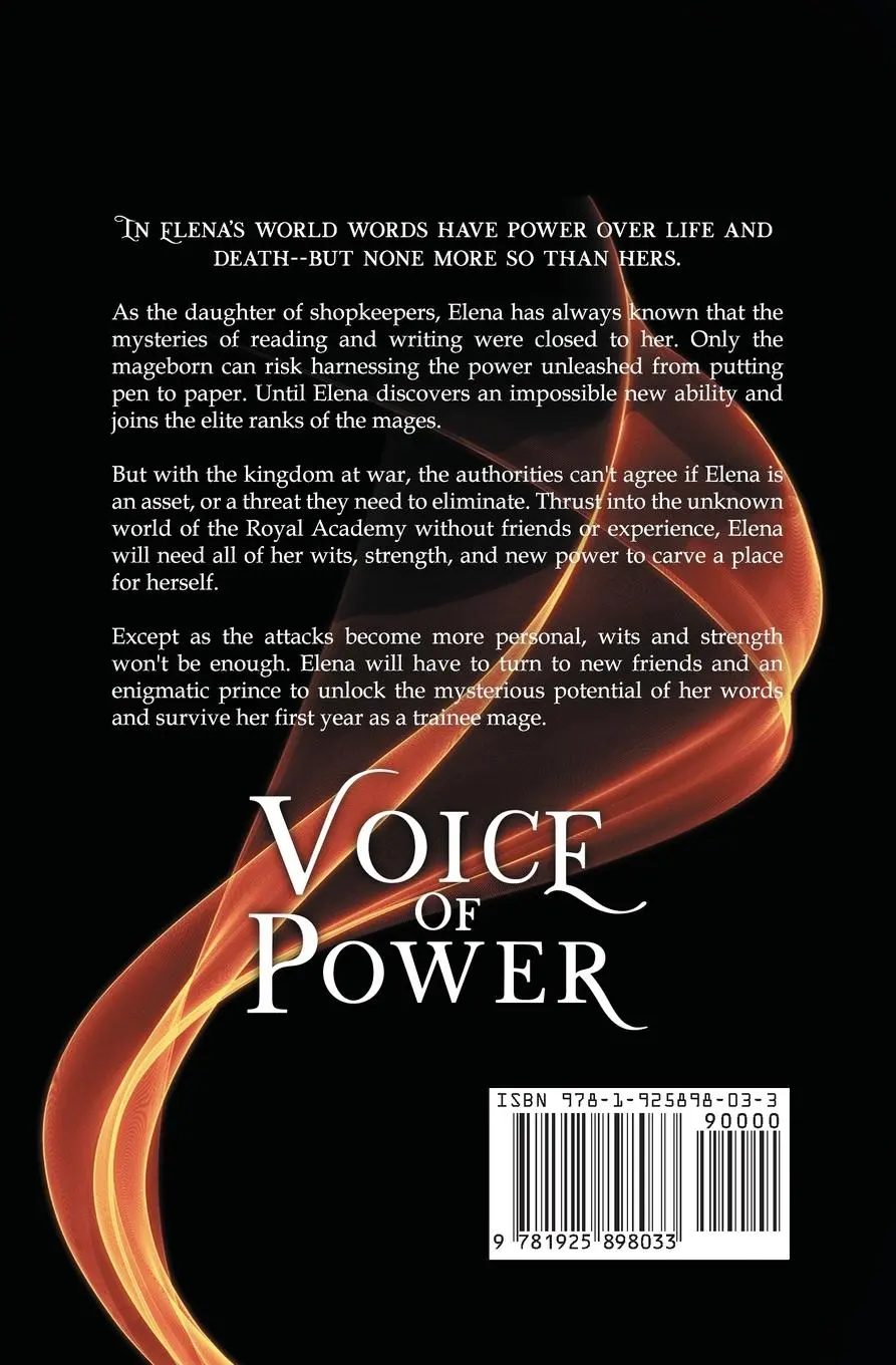 Rückseite: 9781925898033 | Voice of Power | Melanie Cellier | Taschenbuch | Englisch | 2019