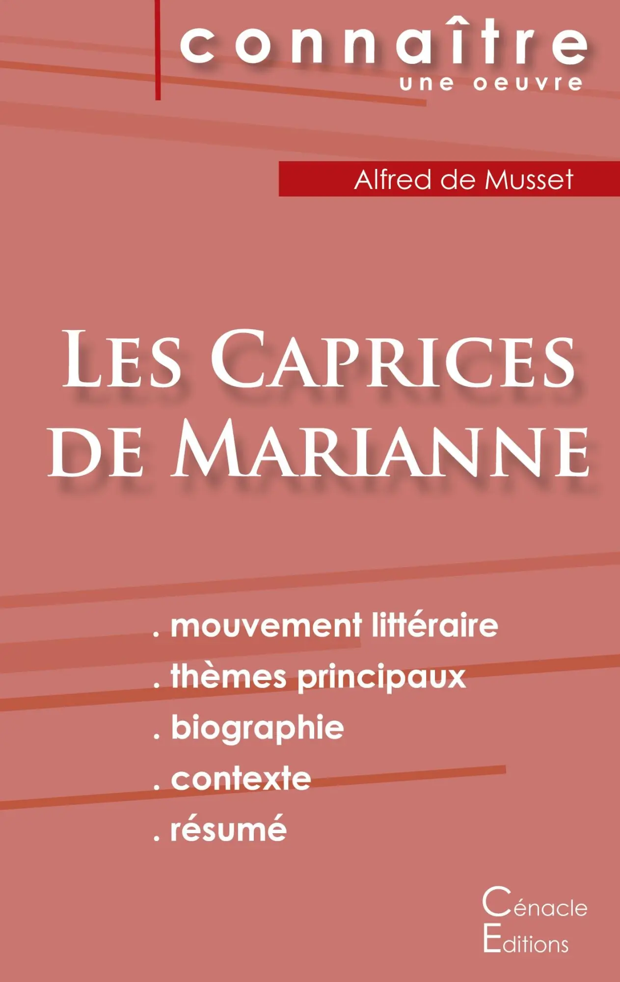 Cover: 9782367888033 | Fiche de lecture Les Caprices de Marianne de Musset (Analyse...