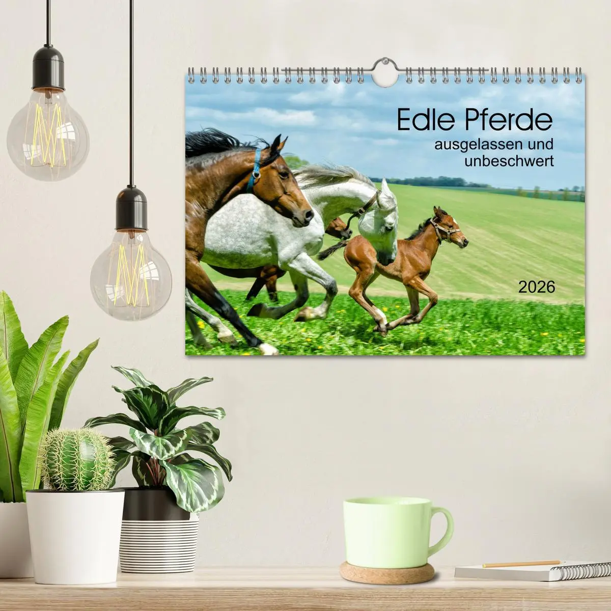 Bild: 9783457708033 | Edle Pferde - ausgelassen und unbeschwert (Wandkalender 2026 DIN A4...