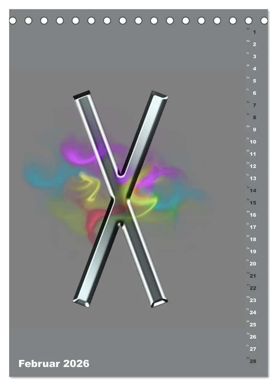 Bild: 9783516348033 | Germanische Runen (Tischkalender 2026 DIN A5 hoch), CALVENDO...
