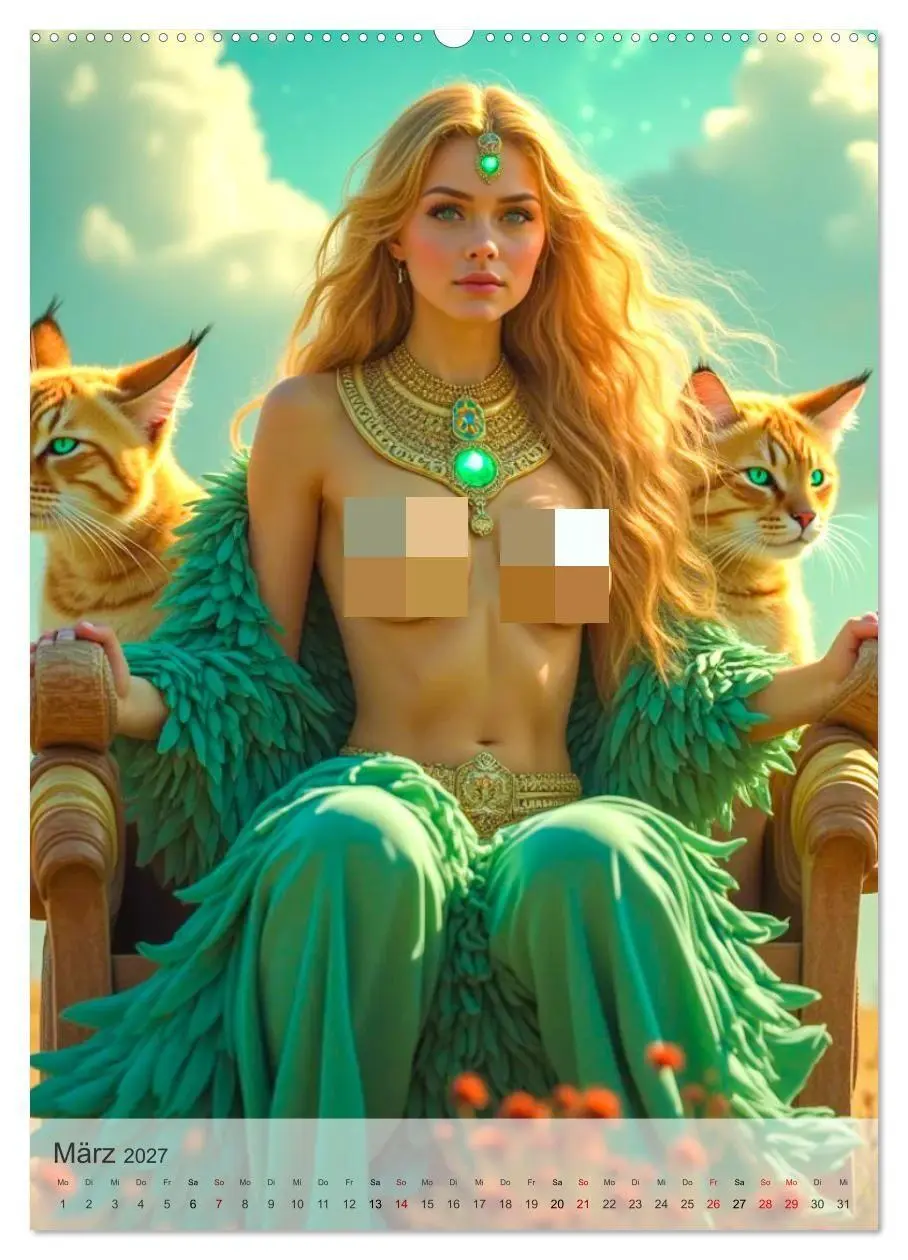 Bild: 9783516968033 | Spicy Fantasy - Göttinnen (hochwertiger Premium Wandkalender 2027...