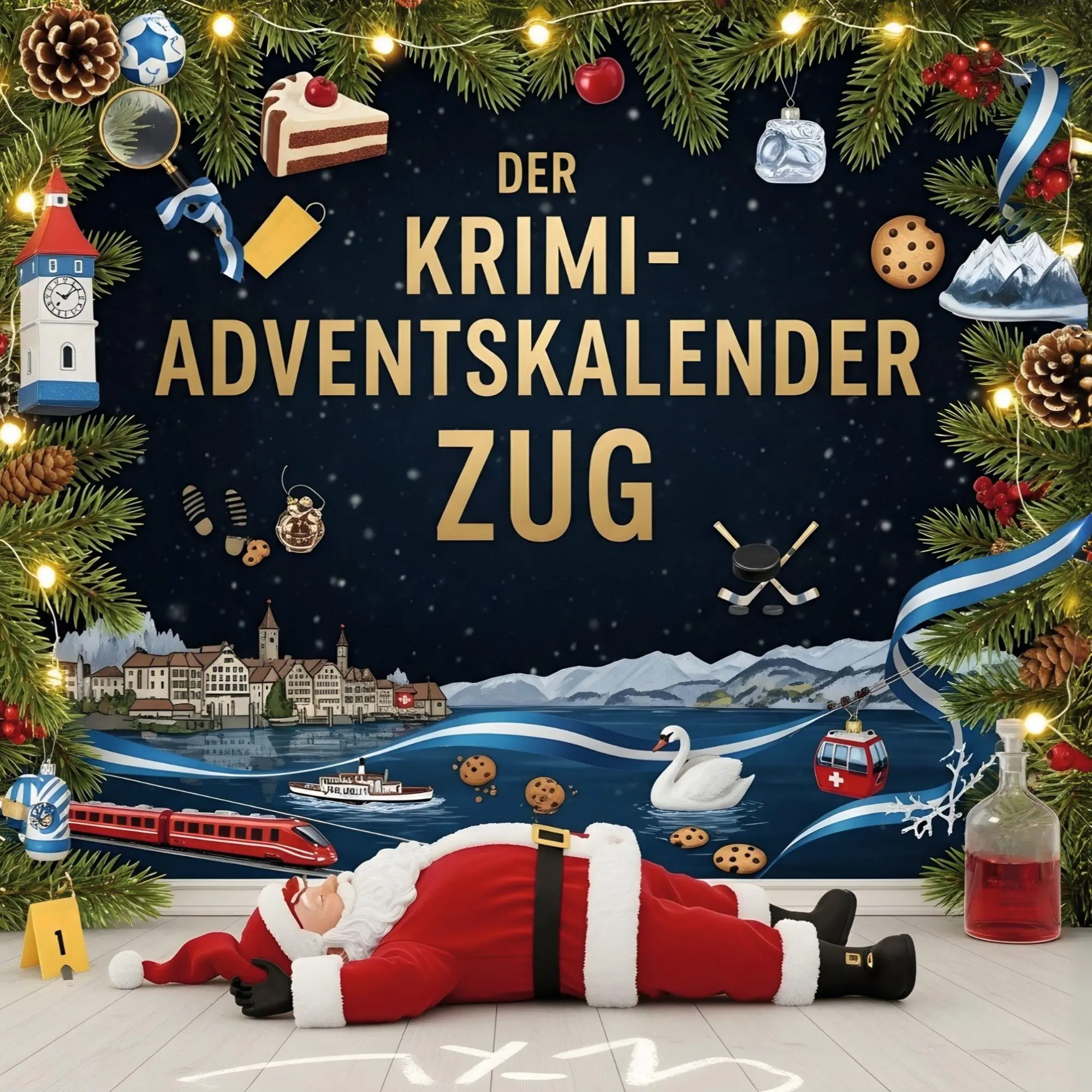 Cover: 9783695308033 | Der Krimi-Adventskalender Zug | Mordsverdächtig in 24 Akten | Fischer