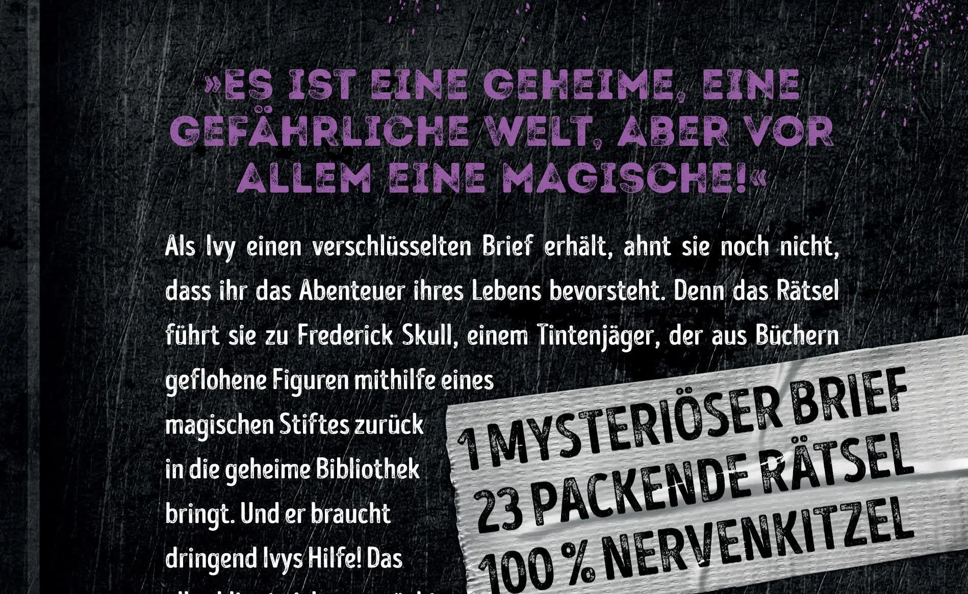 Bild: 9783833908033 | Die Tintenjäger: Löse das Rätsel der magischen Bibliothek | Walker