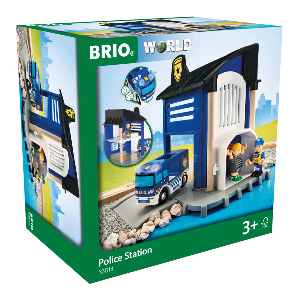 Cover: 7312350338133 | 33813 BRIO Polizeistation mit Einsatzfahrzeug | BRIO® | Spiel | Spiel