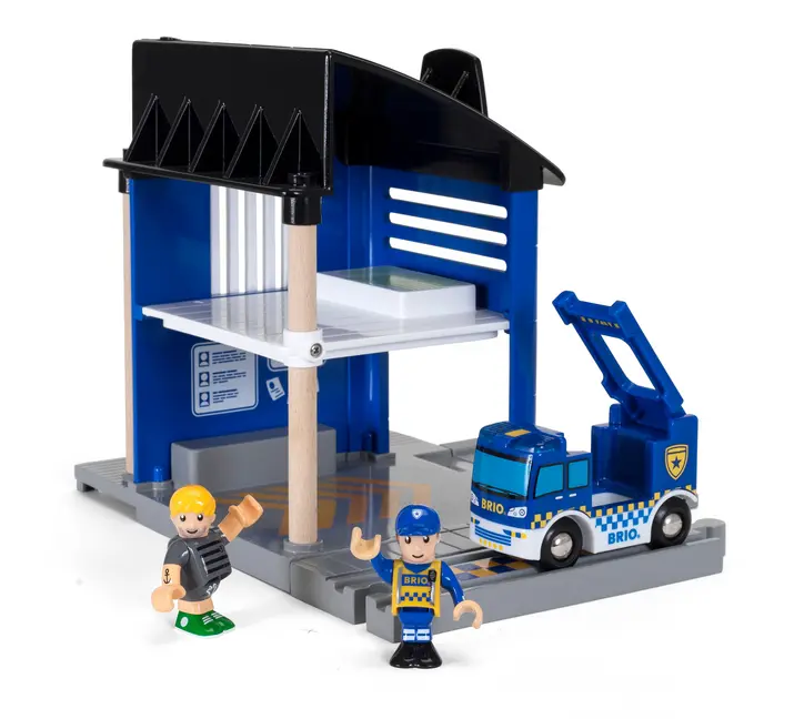 Bild: 7312350338133 | 33813 BRIO Polizeistation mit Einsatzfahrzeug | BRIO® | Spiel | Spiel