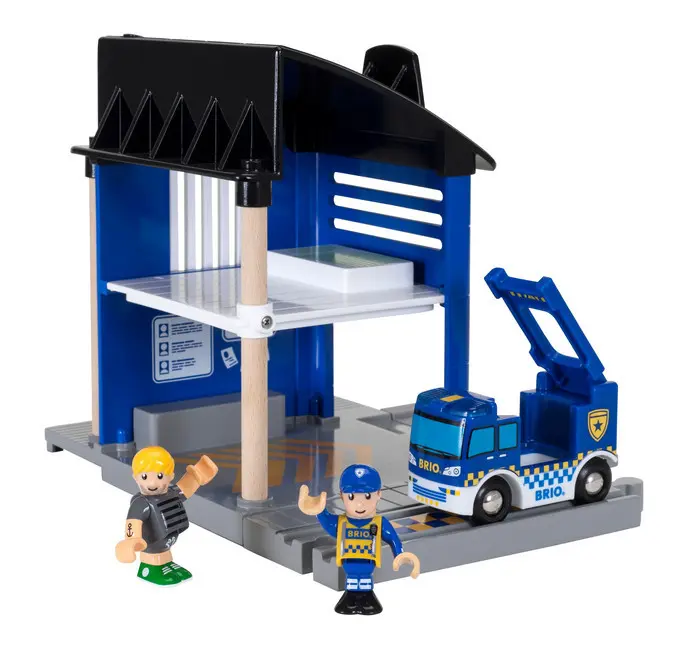 Bild: 7312350338133 | 33813 BRIO Polizeistation mit Einsatzfahrzeug | BRIO® | Spiel | Spiel