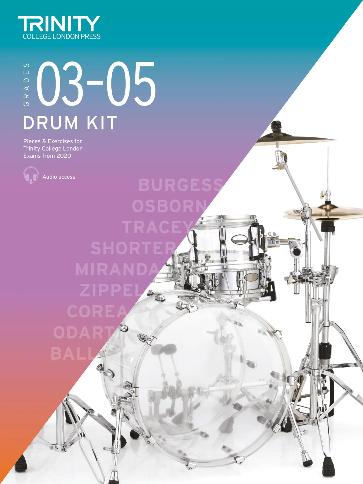 Cover: 9780857368133 | Trinity College London Drum Kit From 2020. Grades 3-5 | London | Buch