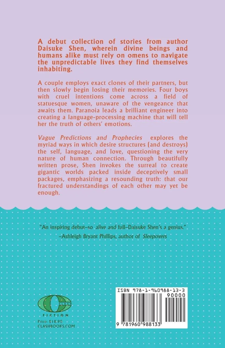 Rückseite: 9781960988133 | Vague Predictions &amp; Prophecies | Daisuke Shen | Taschenbuch | Englisch