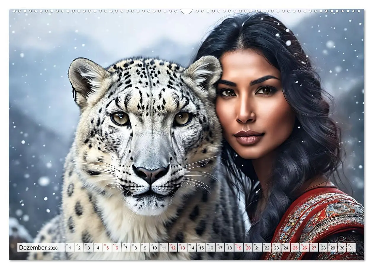 Bild: 9783457488133 | Raubtiere auf Kuschelkurs (hochwertiger Premium Wandkalender 2026...