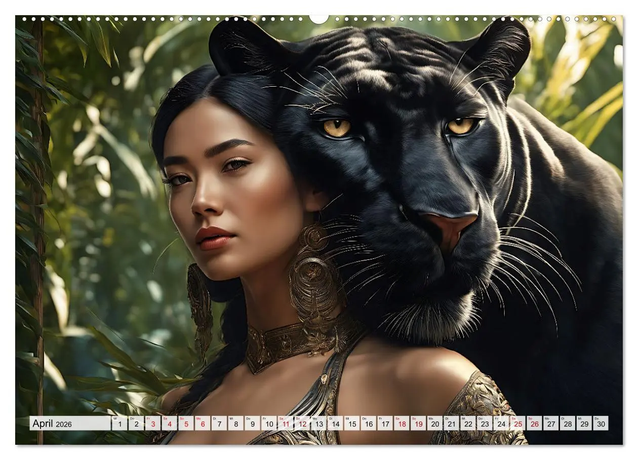 Bild: 9783457488133 | Raubtiere auf Kuschelkurs (hochwertiger Premium Wandkalender 2026...
