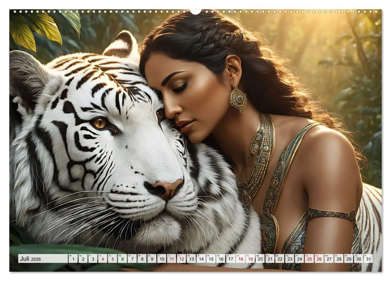 Bild: 9783457488133 | Raubtiere auf Kuschelkurs (hochwertiger Premium Wandkalender 2026...