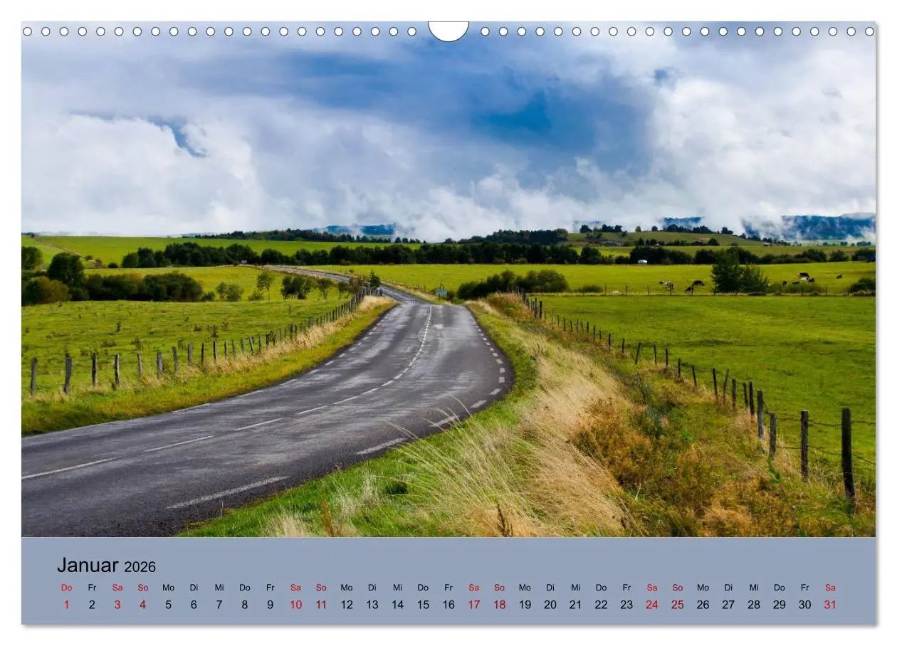 Bild: 9783457938133 | Naturparadies Auvergne (Wandkalender 2026 DIN A3 quer), CALVENDO...