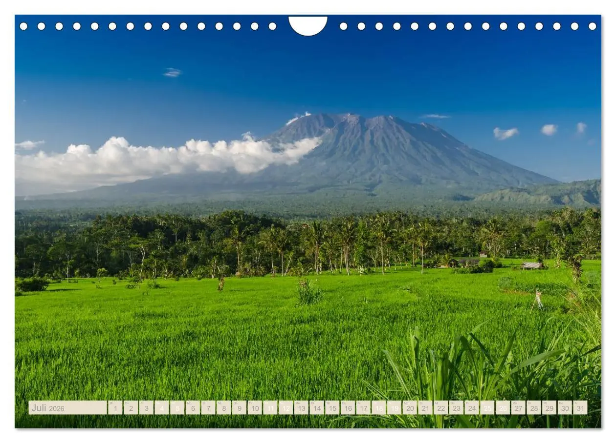 Bild: 9783516198133 | Bali (Wandkalender 2026 DIN A4 quer), CALVENDO Monatskalender | Burri