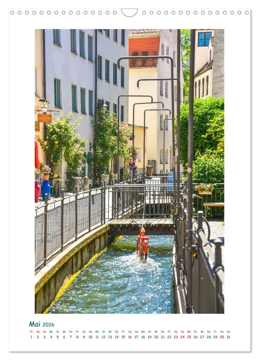 Bild: 9783516338133 | Augsburg - Gesichter einer Stadt (Wandkalender 2026 DIN A3 hoch),...