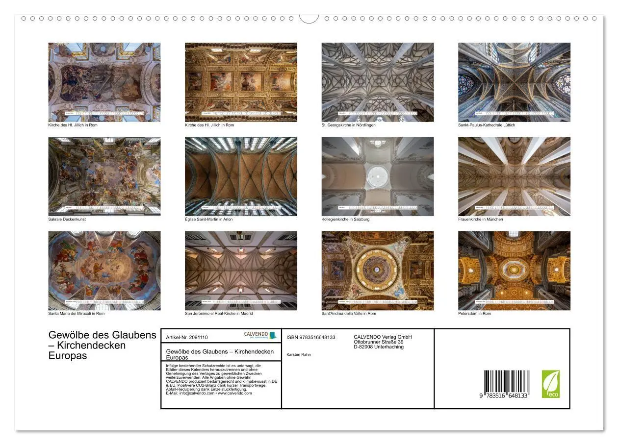 Bild: 9783516648133 | Gewölbe des Glaubens - Kirchendecken Europas (hochwertiger Premium...