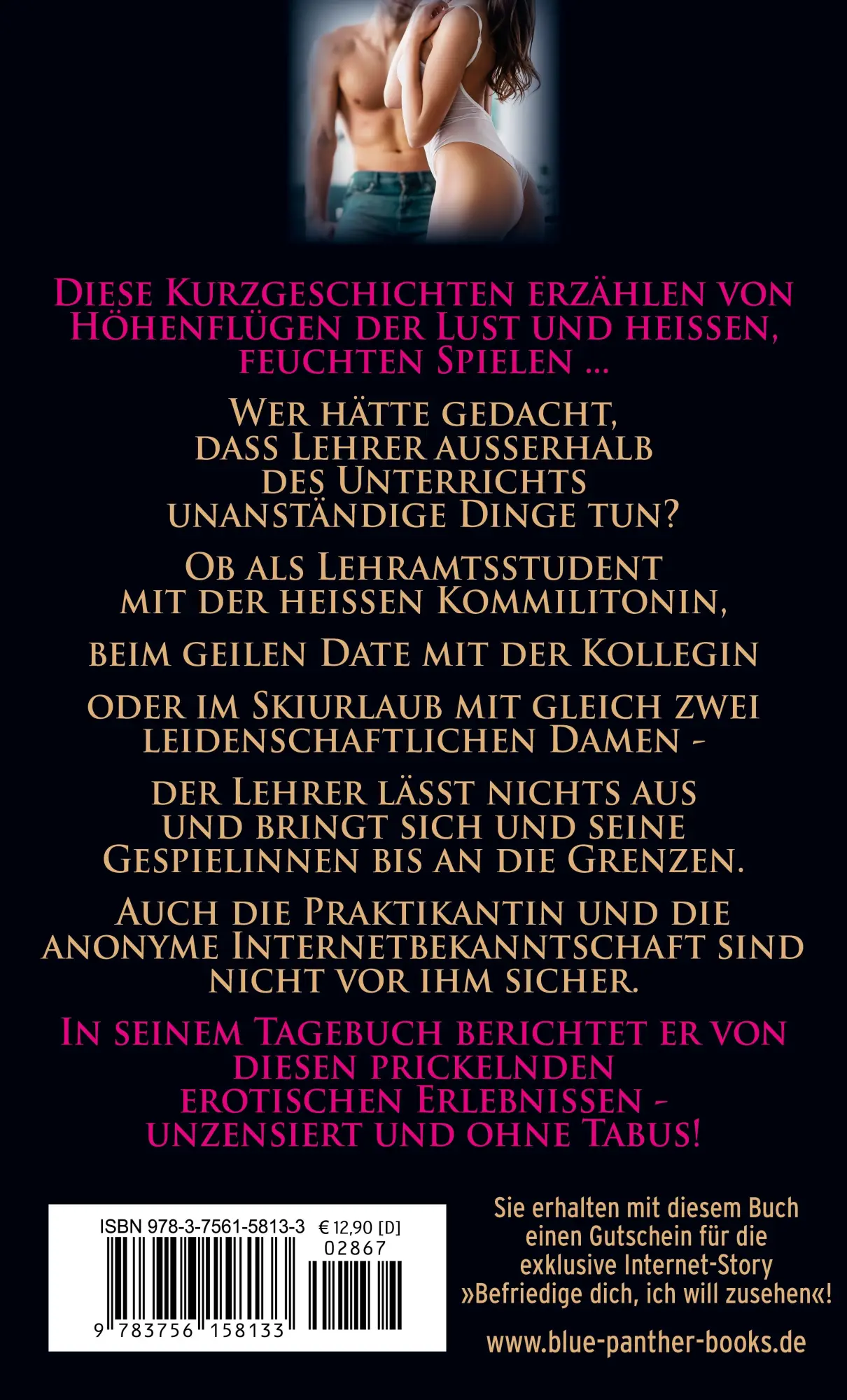 Rückseite: 9783756158133 | Das heiße Lehrer-Tagebuch 9 erotische Geschichten | Lieren Wrate