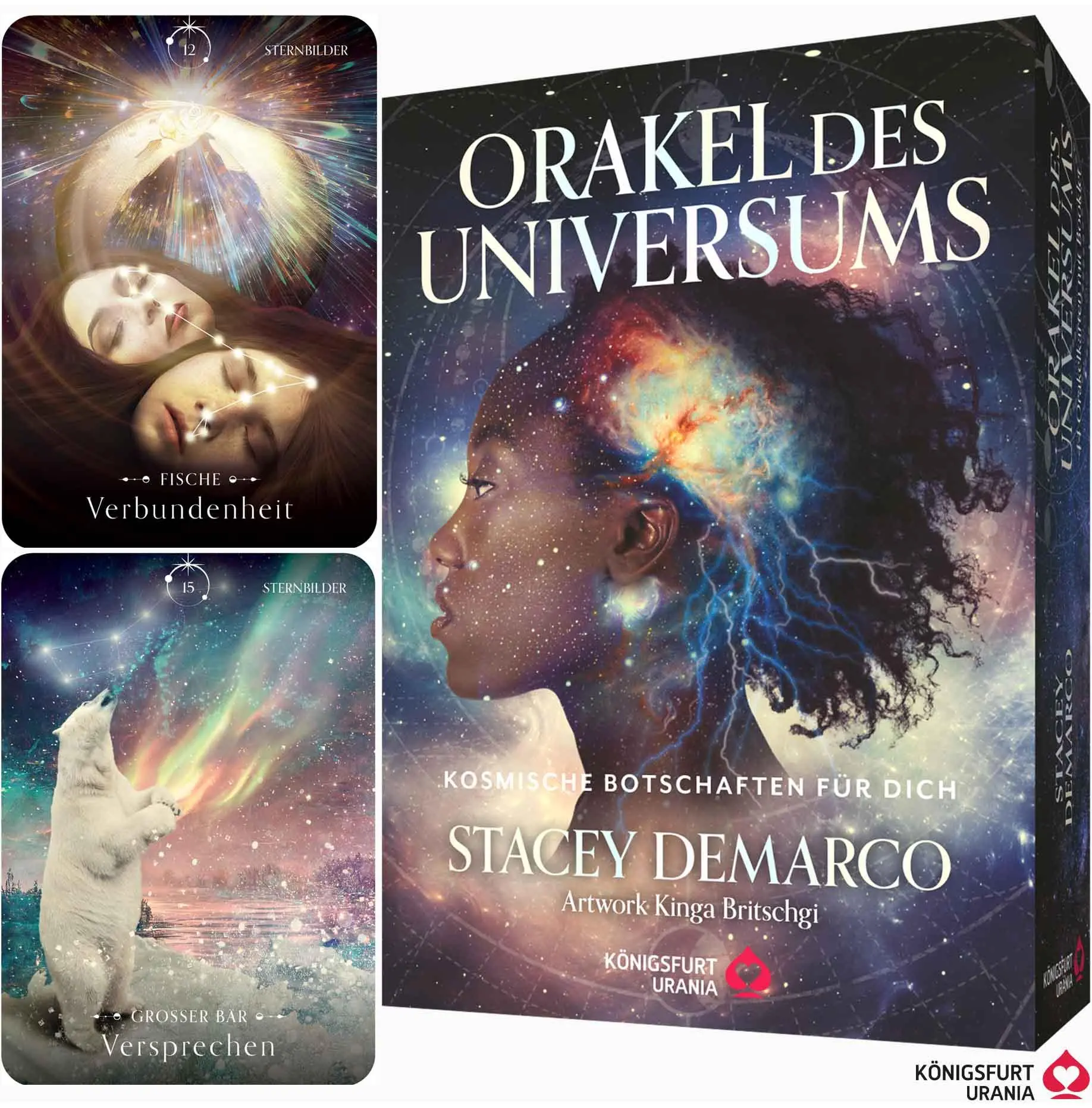 Cover: 9783868268133 | Orakel des Universums - Kosmische Botschaften für Dich | Demarco Cover: 9783868268133 | Orakel des Universums - Kosmische Botschaften für Dich | Demarco