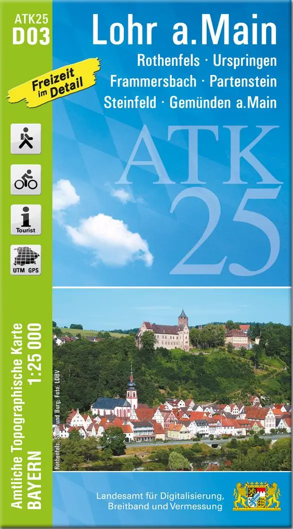 Cover: 9783899338133 | Lohr am Main 1 : 25 000 | Digitalisierung | (Land-)Karte | Deutsch