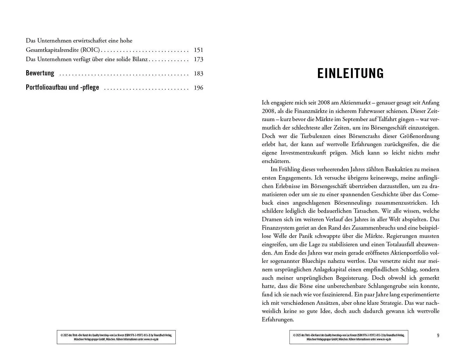 Bild: 9783959728133 | Die Kunst des Quality Investing | Luc Kroeze | Taschenbuch | 224 S.