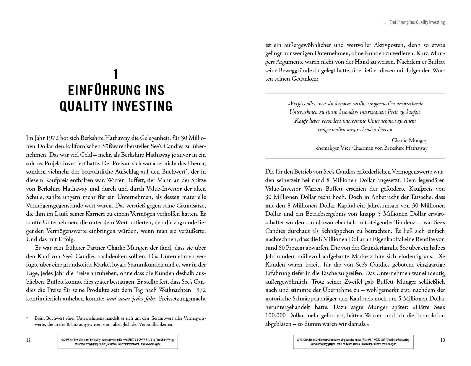 Bild: 9783959728133 | Die Kunst des Quality Investing | Luc Kroeze | Taschenbuch | 224 S.