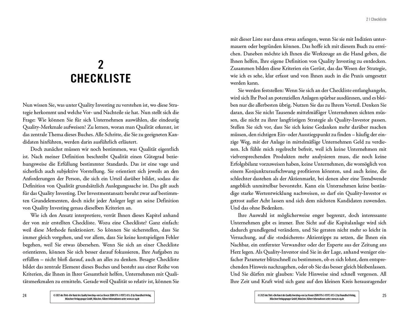Bild: 9783959728133 | Die Kunst des Quality Investing | Luc Kroeze | Taschenbuch | 224 S.