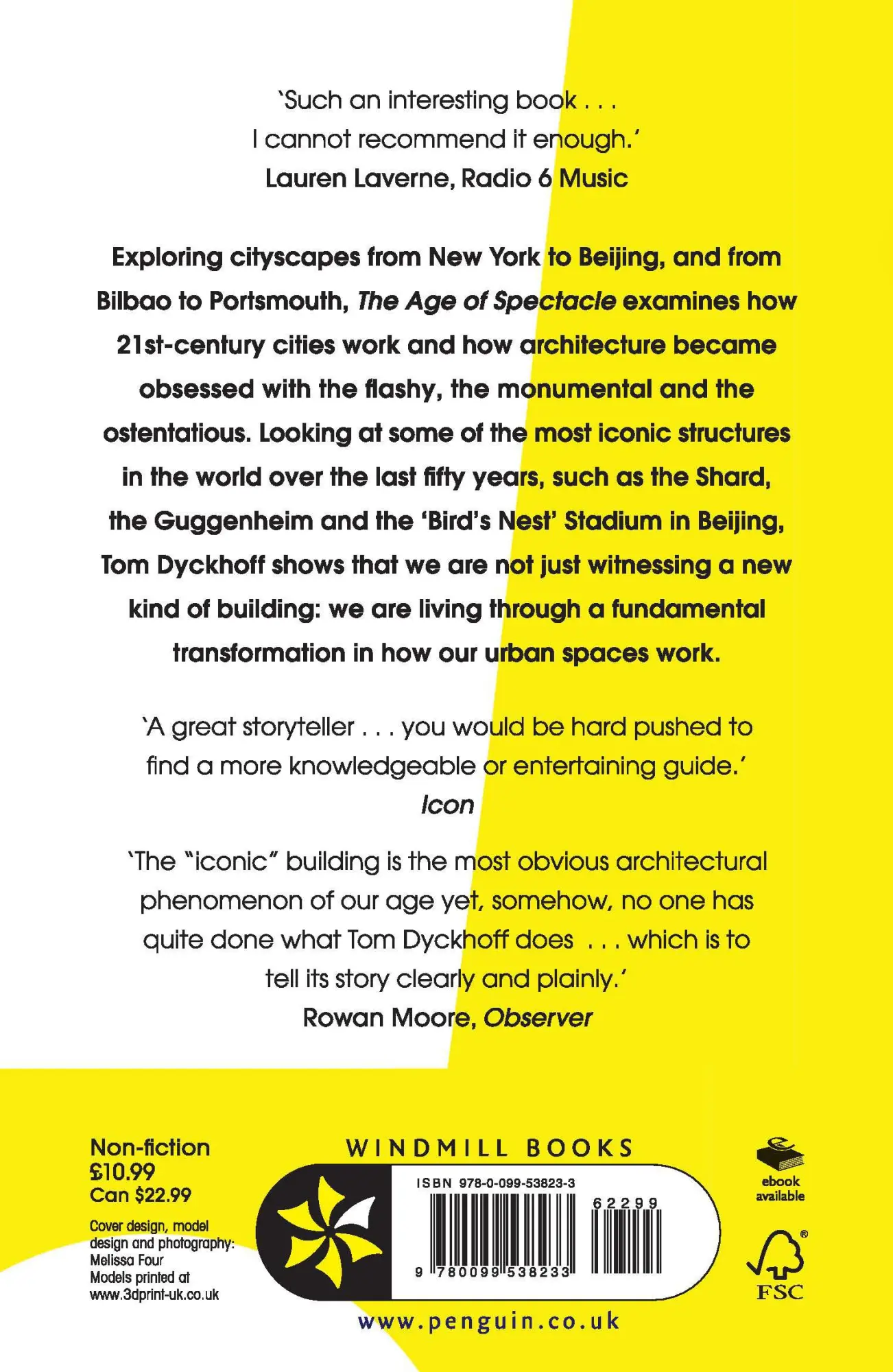Rückseite: 9780099538233 | The Age of Spectacle: Adventures in Architecture and the...