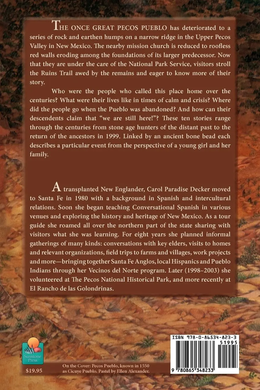 Rückseite: 9780865348233 | Pecos Pueblo People Through the Ages | Carol Paradise Decker | Buch