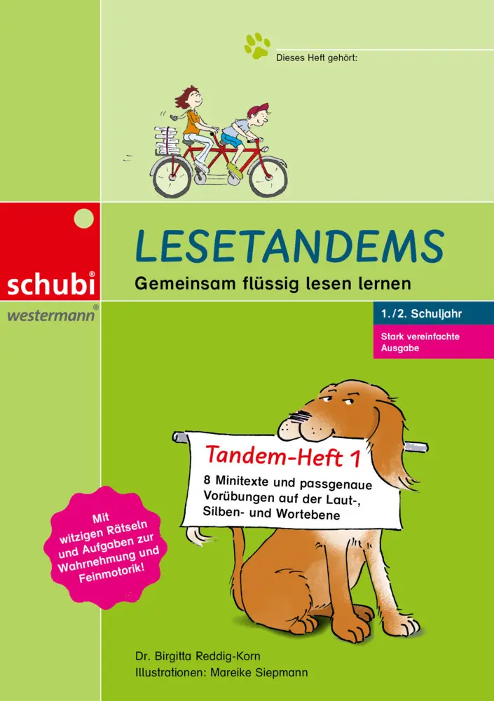 Cover: 9783039768233 | Lesetandems - Tandemheft 1, stark vereinfachte Ausgabe | Reddig-Korn