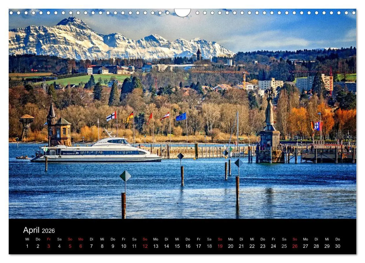 Bild: 9783516018233 | Bodensee-Schiffe und Boote (Wandkalender 2026 DIN A3 quer),...