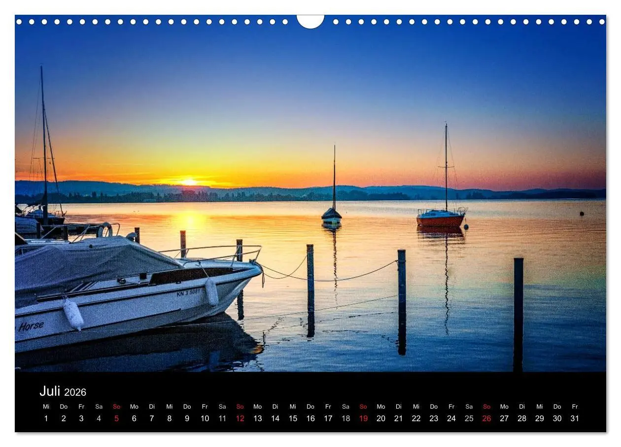 Bild: 9783516018233 | Bodensee-Schiffe und Boote (Wandkalender 2026 DIN A3 quer),...